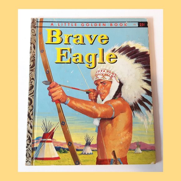 A Little Golden Book Other - 1957 Little Golden Book Brave Eagle